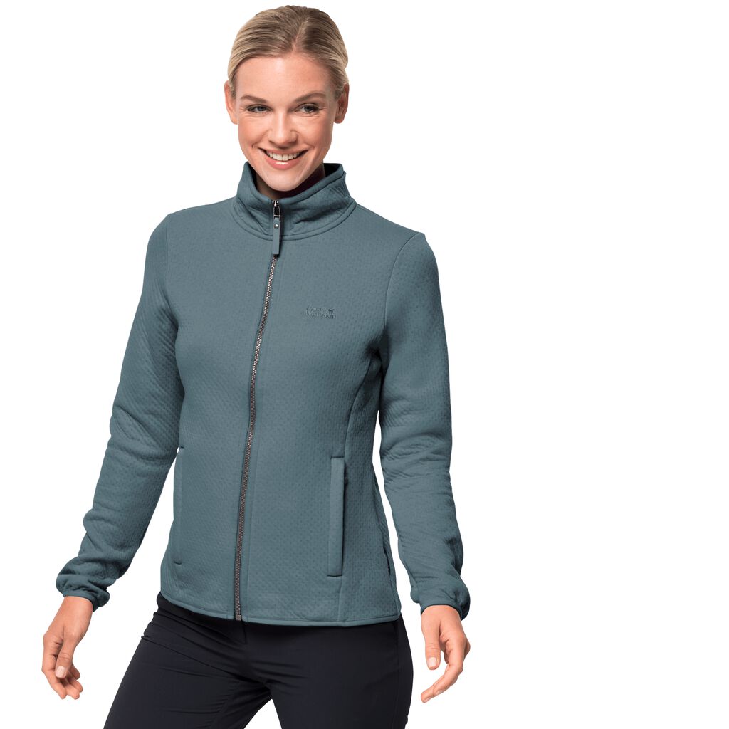 Jack Wolfskin NATORI fleece ζακετεσ γυναικεια ανοιχτο πρασινο | GR9082734